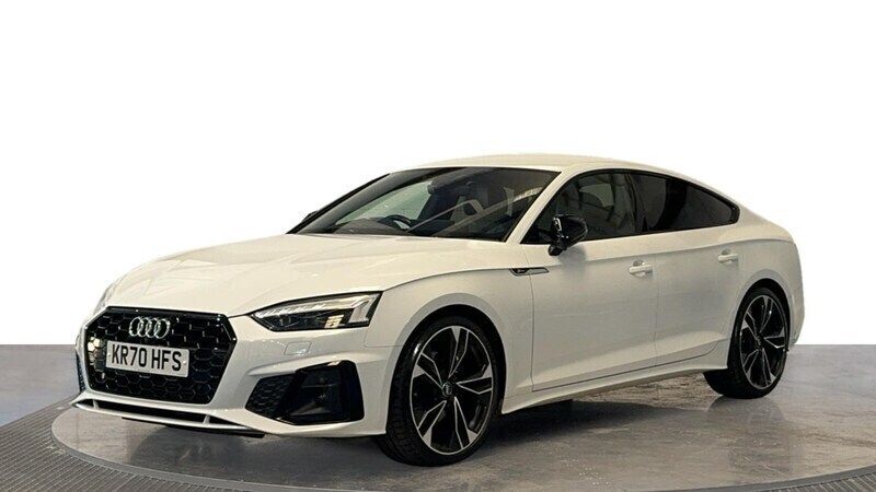 White Used 2020 Audi A5 Sportback S-Line Hatchback | £24,220 (Expensive) - Image 1/4
