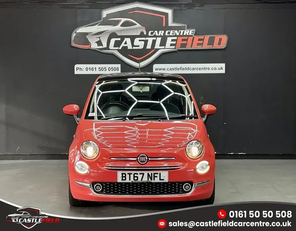 Used Fiat 500 Lounge 69 HP (50 kW) 2017 Pink Hatchback