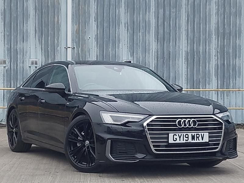 Used Audi A6 S-Line 204 HP (150 kW) 2019 Black Sedan