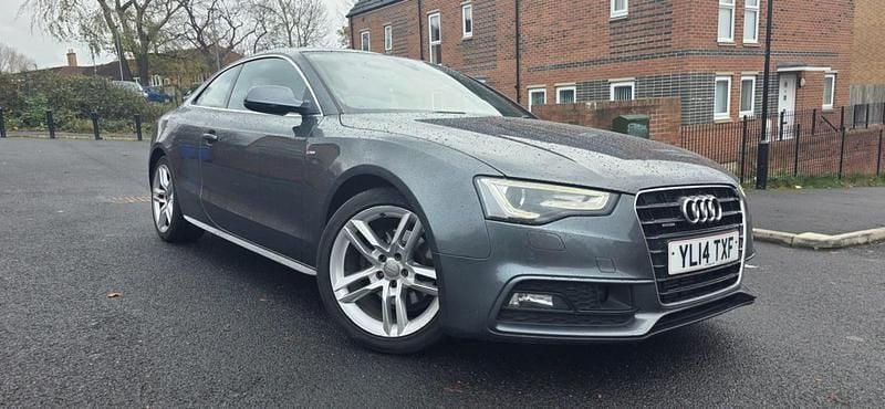 Grey Used 2014 Audi A5 S-Line Coupe | £3,899 (Good price) - Image 1/4