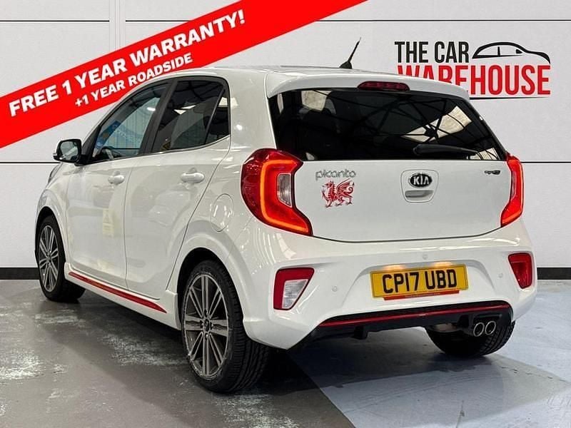 Used Kia Picanto GT-Line 83 HP (61 kW) 2017 White Hatchback