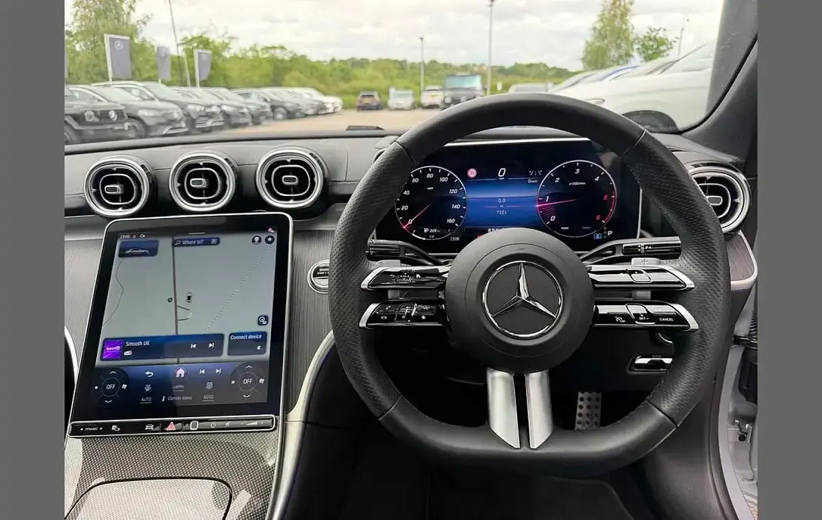 Used Mercedes C300 AMG Line Premium Plus 261 HP (191 kW) 2024 Silver Sedan