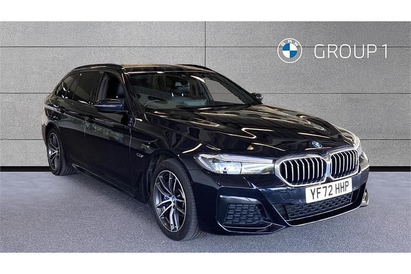 Carbon black Used 2022 BMW 530e M Sport | £27,850 (Good price) - Image 1/4