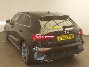 Used Audi A3 S-Line 110 HP (80 kW) 2023 Black Sedan