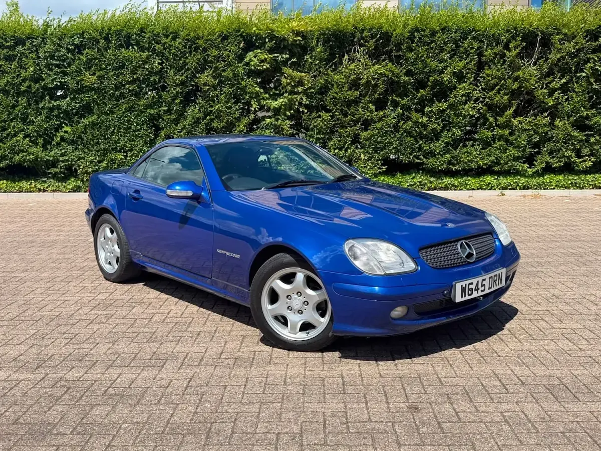 Used Mercedes SLK230 2000 Blue Cabriolet