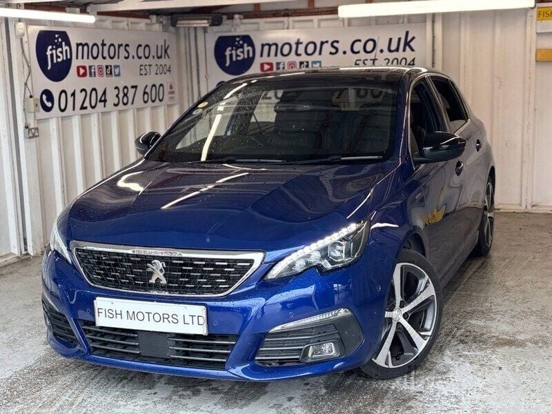 Blue Used 2018 Peugeot 308 GT-line Hatchback | £9,790 (Fair price) - Image 1/4