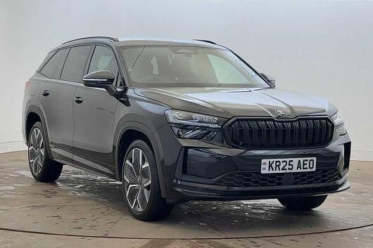 Black Used 2025 Skoda Kodiaq SportLine SUV | £38,995 (A bit pricey) - Image 1/3