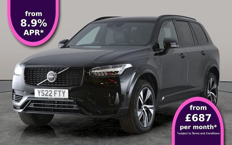 Black Used 2022 Volvo XC90 R-Design SUV | £41,690 (Good price) - Image 1/3
