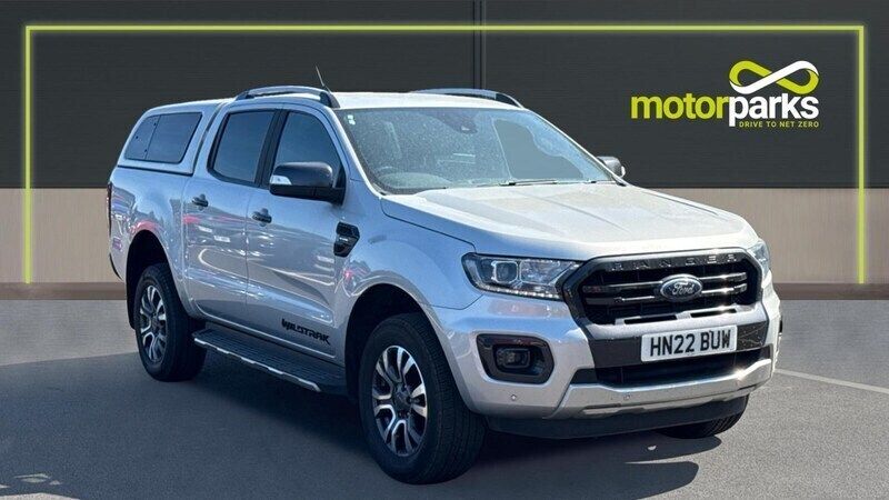 Silver Used 2022 Ford Ranger Wildtrack Pickup | £19,200 (Fair price) - Image 1/4