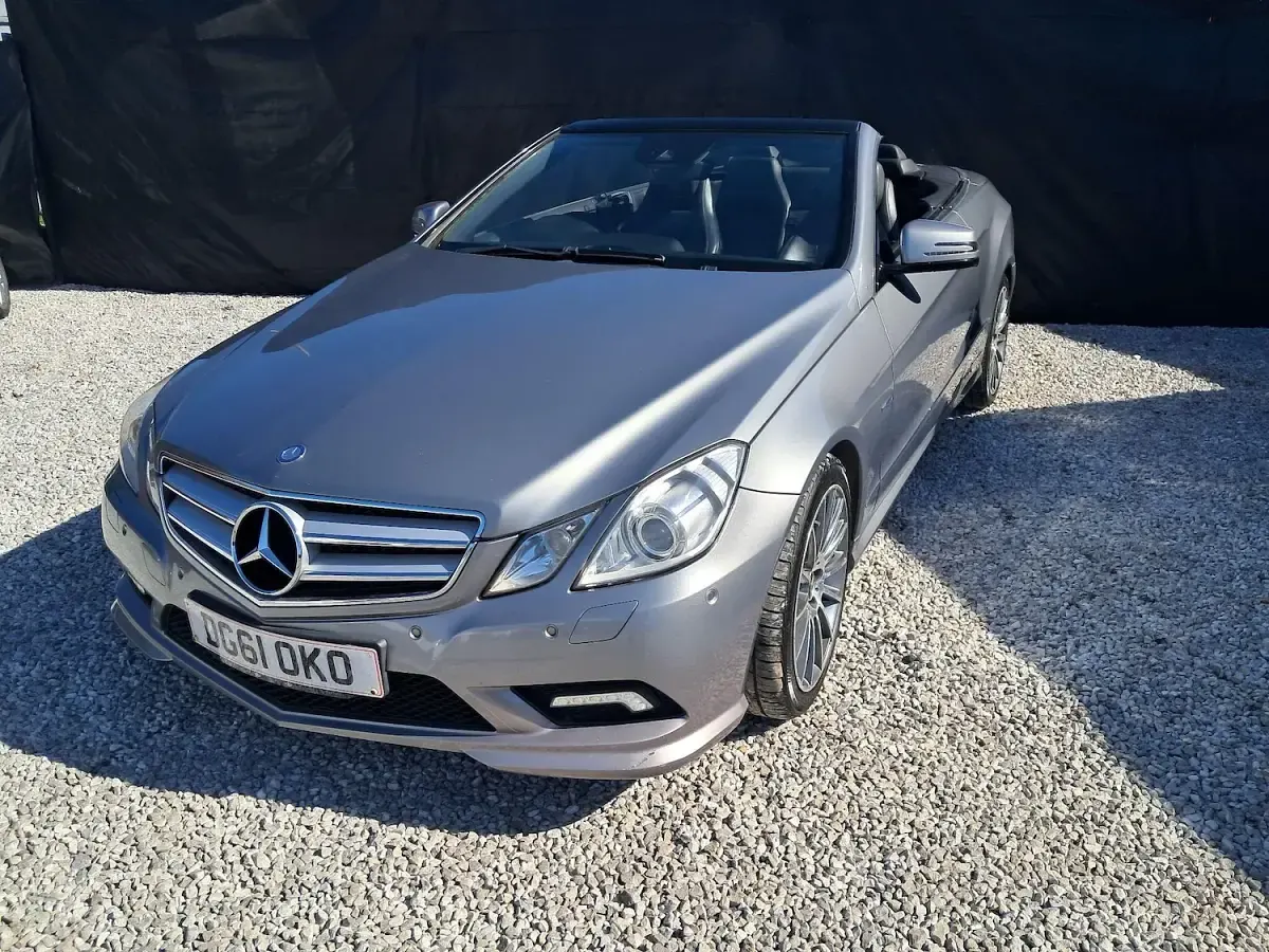 Used Mercedes E250 2011 Silver Cabriolet