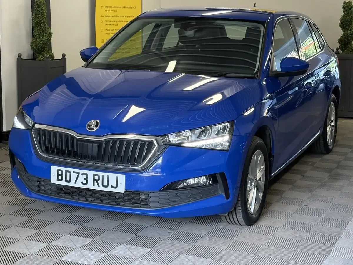 Used Skoda Scala SE Technology 115 HP (84 kW) 2024 Blue Hatchback