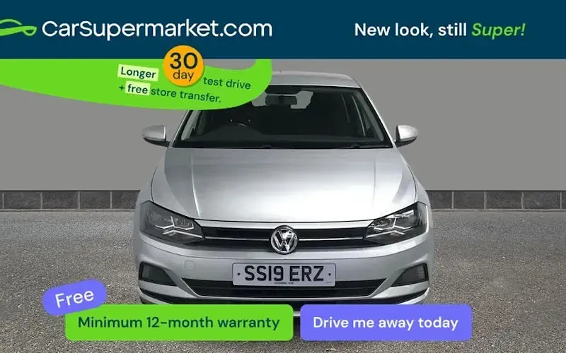 Usado VW Polo SE 65 HP (47 kW) 2019 Prateado Citadino