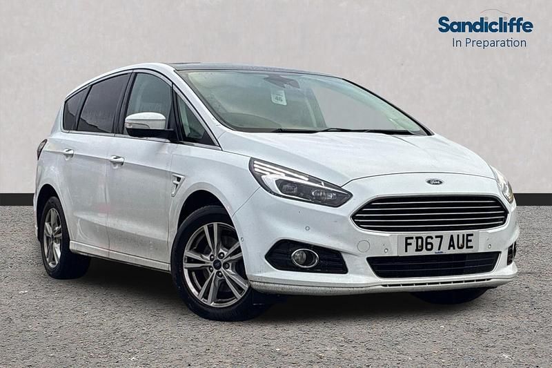White Used 2017 Ford S-MAX Titanium MPV | £14,838 (A bit pricey) - Image 1/4