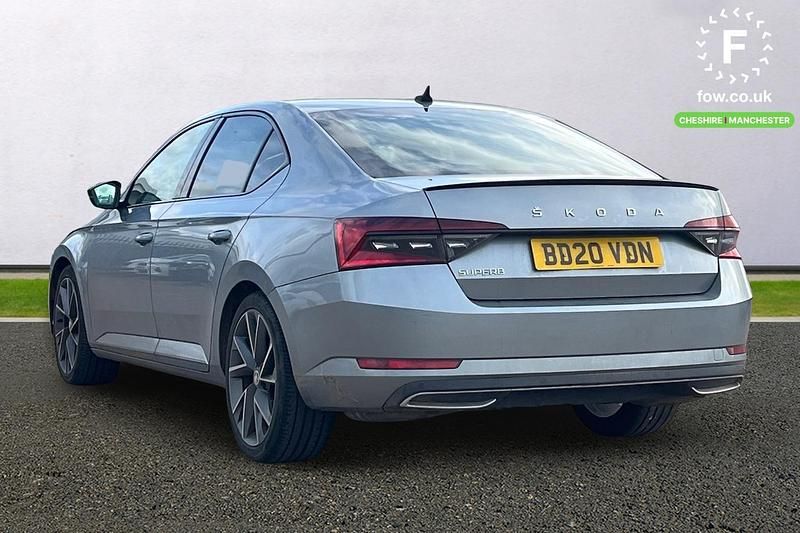Used Skoda Superb SportlinePlus 2020 Grey Hatchback