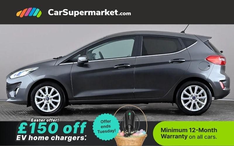 Used Ford Fiesta Titanium 125 HP (91 kW) 2019 Grey Hatchback