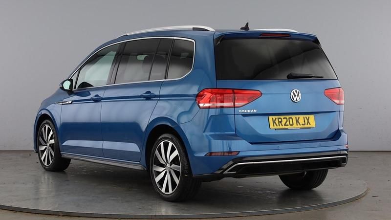Used VW Touran R-line 150 HP (110 kW) 2020 Blue MPV