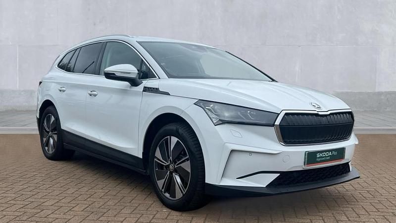 Moon white metallic Used 2024 Skoda Enyaq iV SUV | £27,750 (Fair price) - Image 1/4