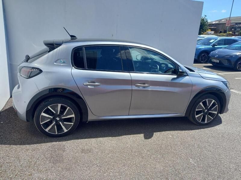 Grey Used 2021 Peugeot e-208 GT Hatchback | £11,490 (Fair price) - Image 1/4