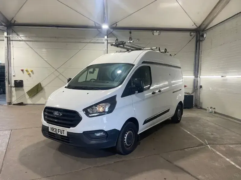 Used Ford Transit Custom 130 HP (95 kW) 2021 White Van