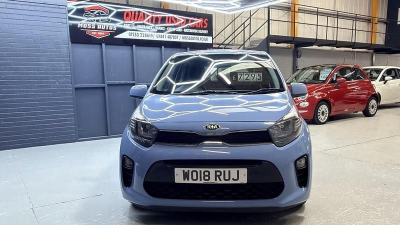 Used Kia Picanto 66 HP (48 kW) 2018 Blue Hatchback