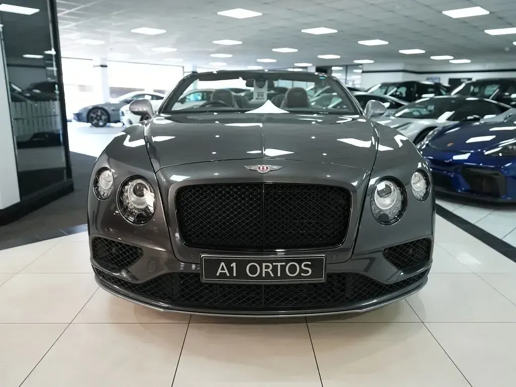 Used Bentley Continental GT Convertible 528 HP (388 kW) 2017 Grey Cabriolet