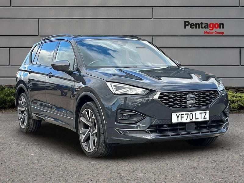 Grey Used 2021 Seat Tarraco FR Sport SUV | £20,590 (Fair price) - Image 1/4