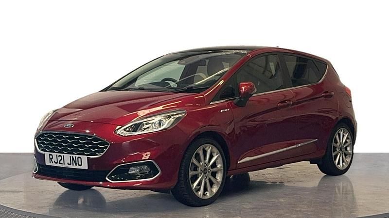 Red Used 2021 Ford Fiesta Vignale Hatchback | £11,870 (Fair price) - Image 1/4