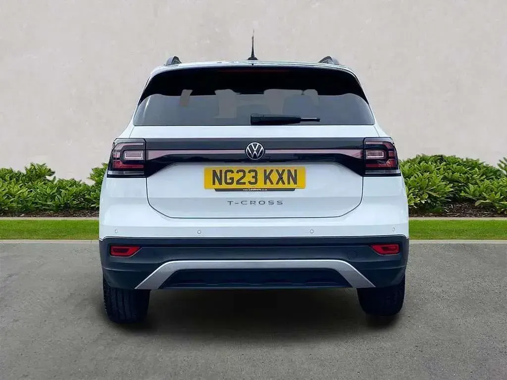 Used VW T-Cross Black Edition 95 HP (69 kW) 2023 White SUV