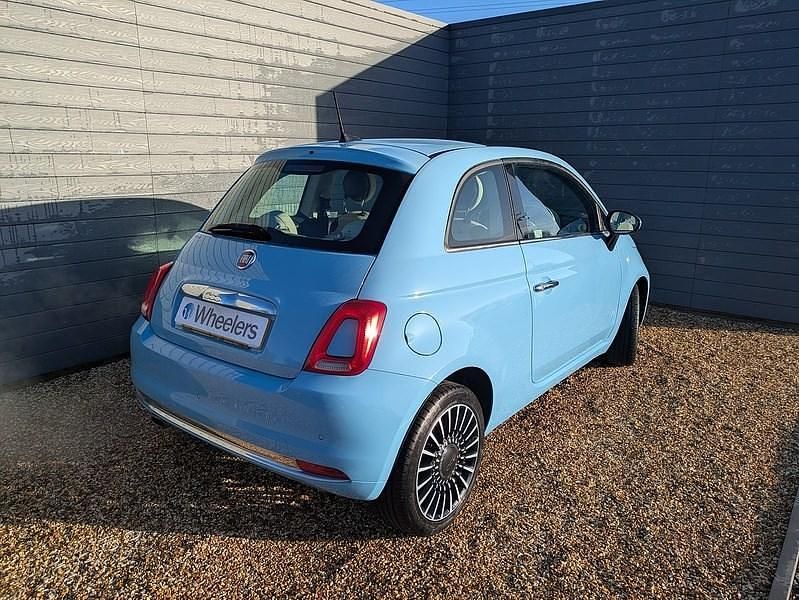 Used Fiat 500 Lounge 69 HP (50 kW) 2017 Volare blue Hatchback