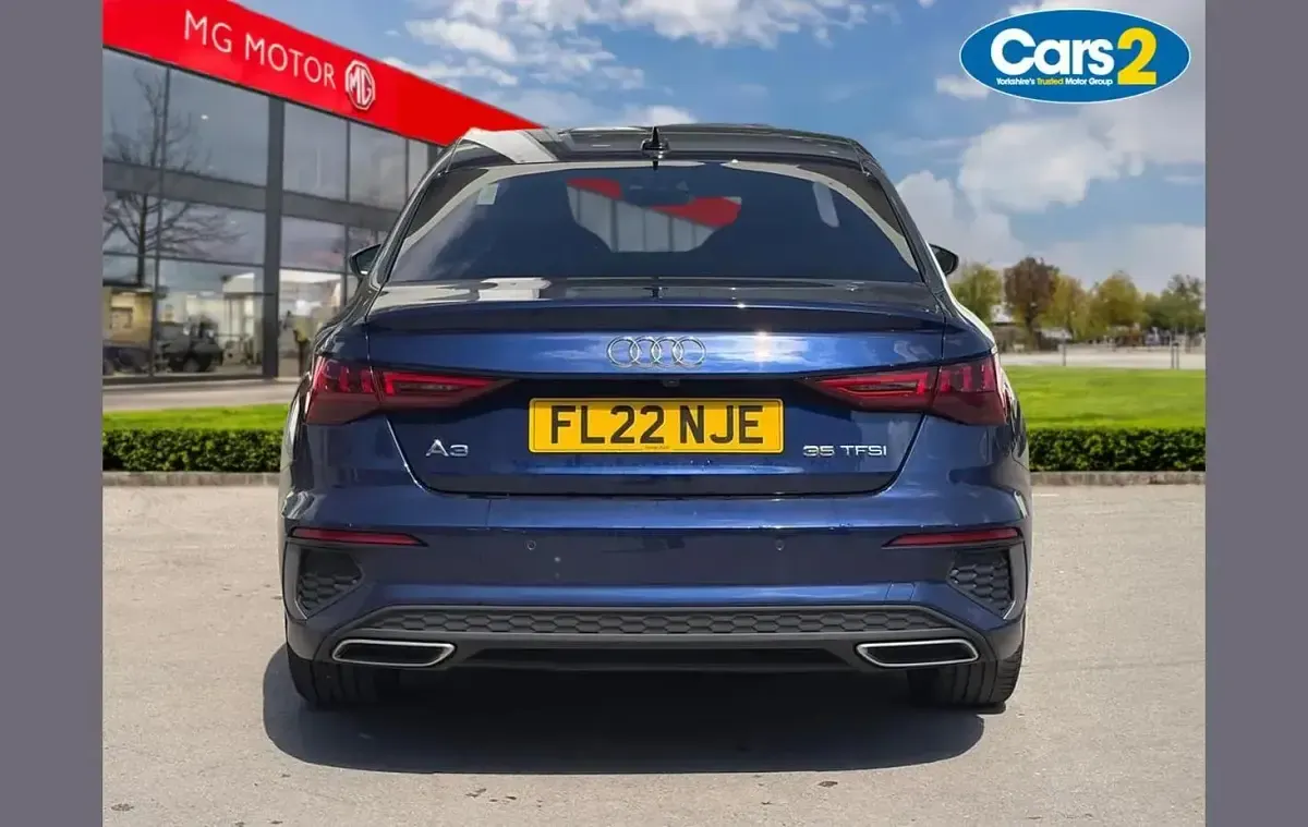 Used Audi A3 S-Line 190 HP (139 kW) 2022 Blue Sedan