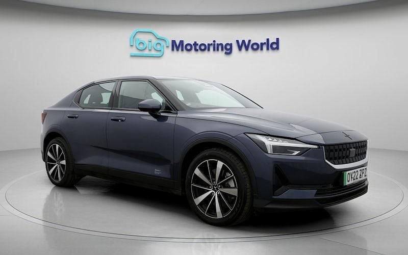Begagnad Polestar 2 Long Range Single Motor 300 kW (408 HK) 2022 Blå Halvkombi
