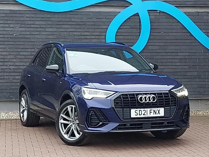 Used Audi Q3 Black Edition 150 HP (110 kW) 2021 Blue SUV