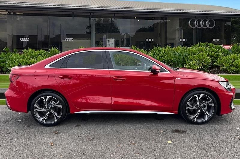 New Audi A3 S-Line 150 HP (110 kW) 2025 Red Sedan
