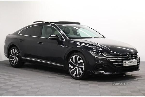Black Used 2022 VW Arteon R-line Hatchback | £23,995 (Fair price) - Image 1/4