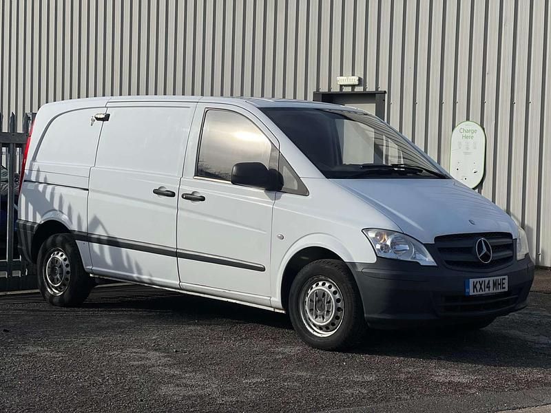 Begagnad Mercedes Vito 2014 Vit Van