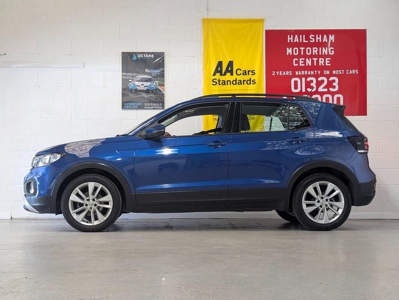Used VW T-Cross SE 115 HP (84 kW) 2019 Blue SUV