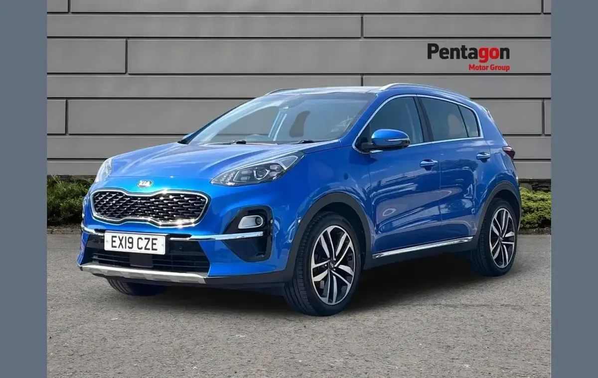 Used Kia Sportage 174 HP (127 kW) 2019 Blue SUV