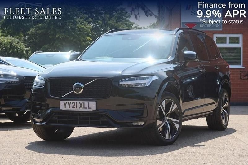 Black Used 2021 Volvo XC90 R-Design SUV | £30,745 (Fair price) - Image 1/3