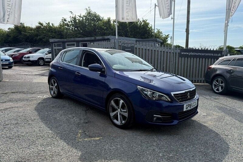 Blue Used 2018 Peugeot 308 Allure Hatchback | £6,995 (Good price) - Image 1/1