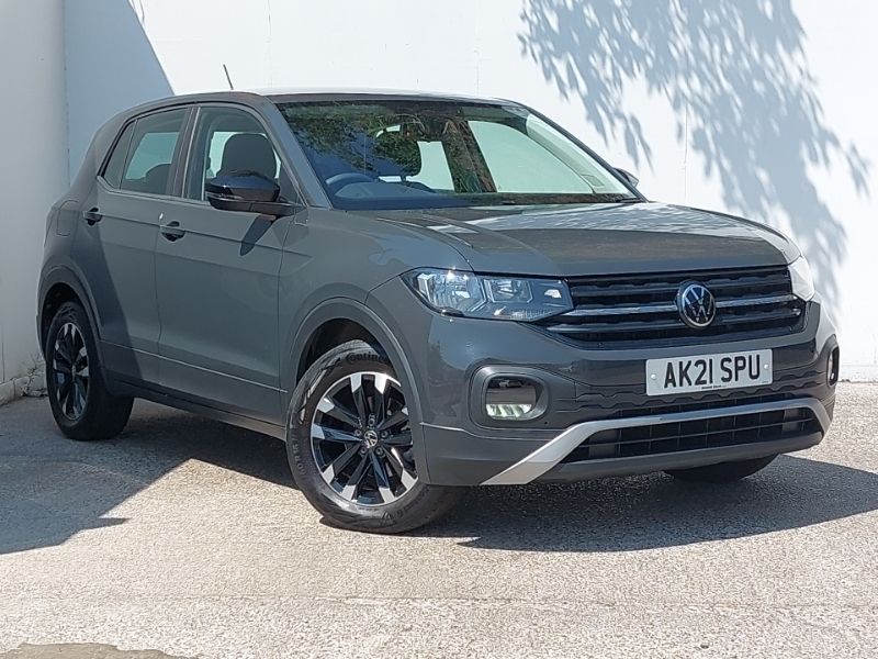 Grey Used 2021 VW T-Cross S SUV | £14,798 (A bit pricey) - Image 1/4