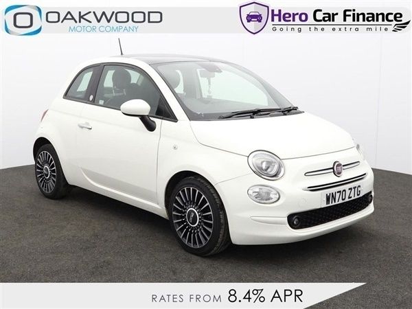 White Used 2020 Fiat 500 Launch Edition Hatchback | £10,678 (A bit pricey) - Image 1/1