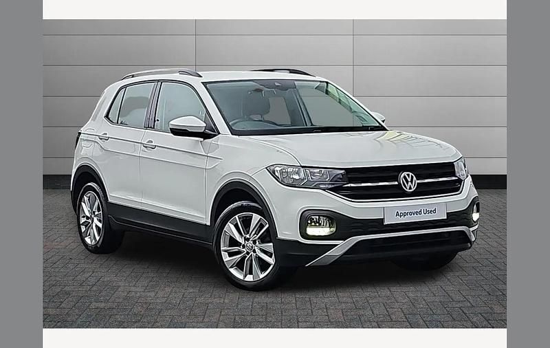 Pure white Used 2019 VW T-Cross SE SUV | £14,250 (Fair price) - Image 1/3