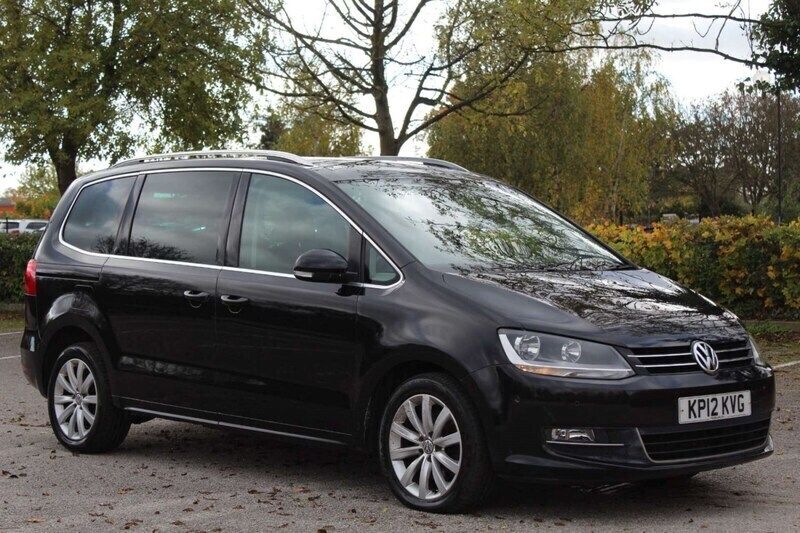 Black Used 2012 VW Sharan SEL MPV | £7,990 (Fair price) - Image 1/4