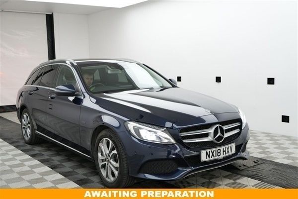 Blue Used 2018 Mercedes C350 Estate | £11,995 (Good price) - Image 1/1
