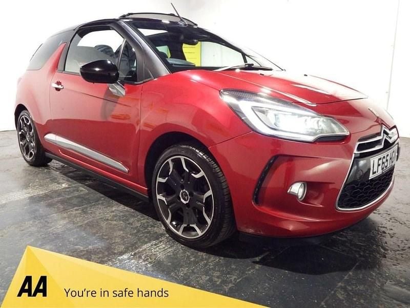 Red Used 2015 DS Automobiles DS3 Cabriolet DSport Cabriolet | £5,500 - Image 1/4