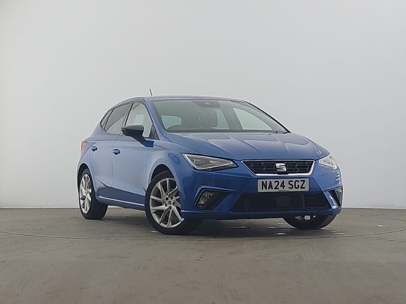 Blue Used 2024 Seat Ibiza FR Hatchback | £15,998 (Fair price) - Image 1/4