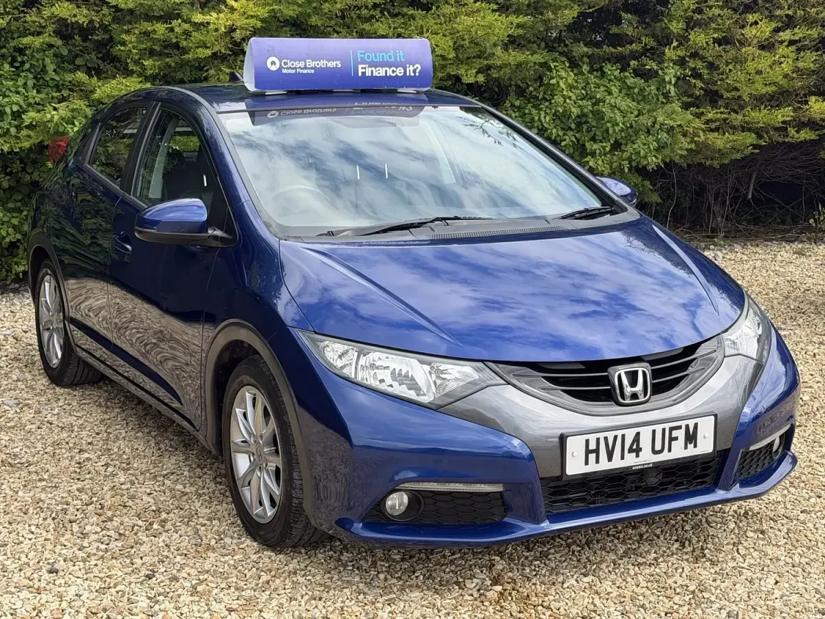 Used Honda Civic EX 142 HP (104 kW) 2014 Blue Hatchback