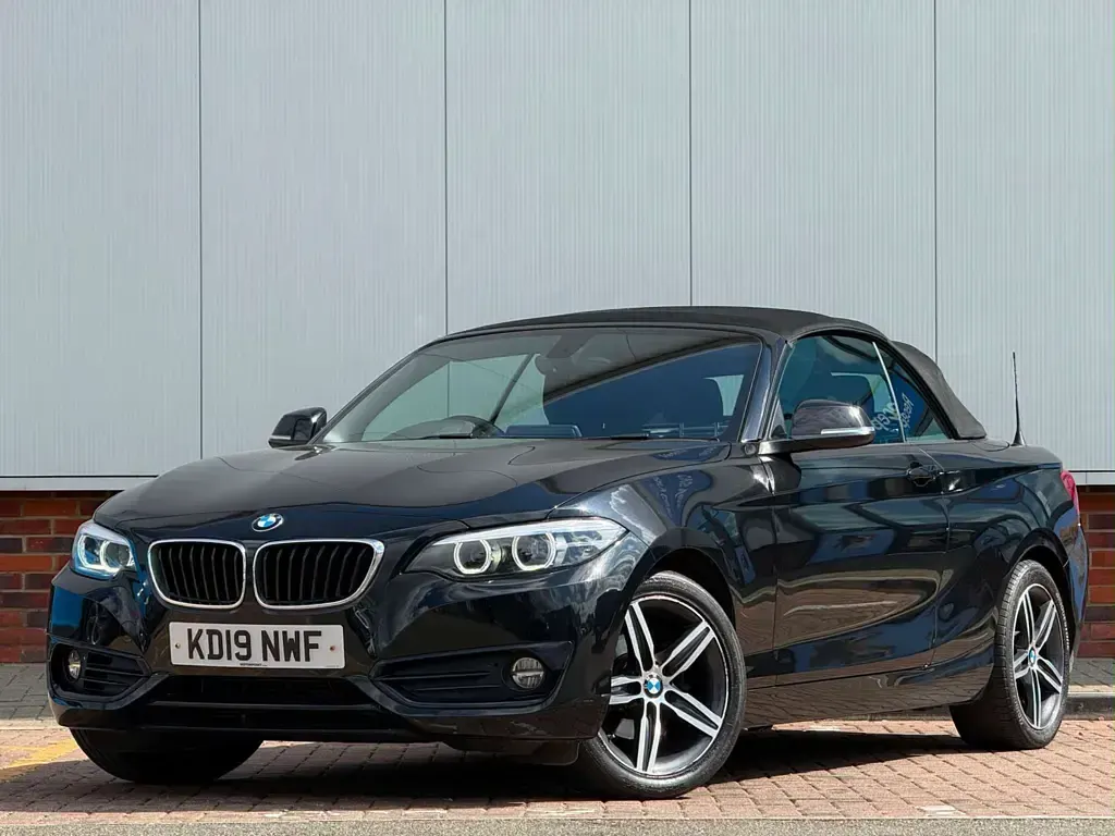 Used BMW 218 Sport Line 2019 Black Cabriolet