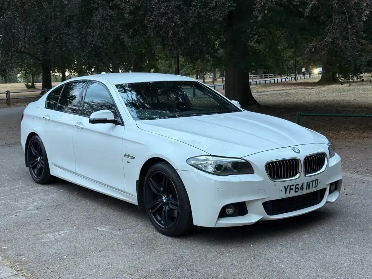 Used BMW 530 M Sport 254 HP (186 kW) 2014 White Sedan