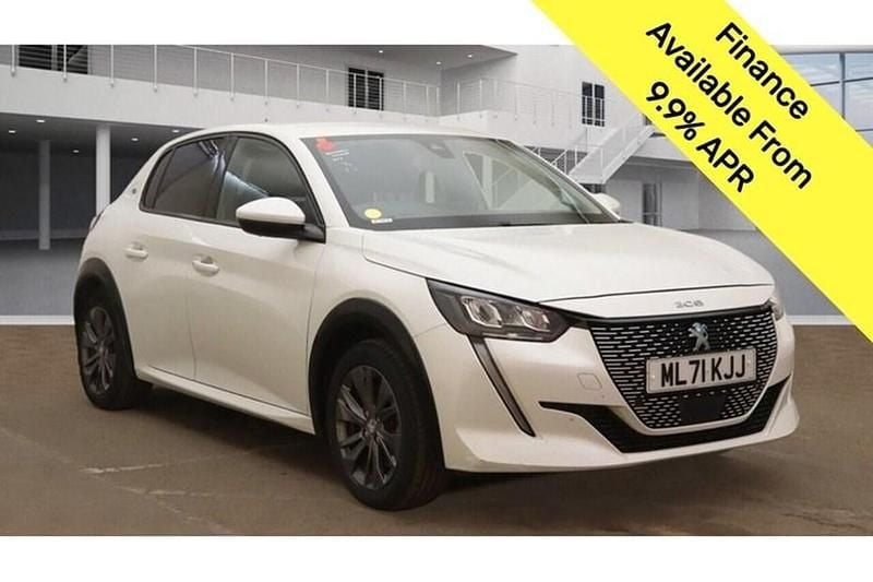 White Used 2021 Peugeot e-208 Allure Premium Hatchback | £10,395 (Good price) - Image 1/1